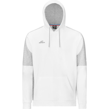 Sweat à capuche Eldera Naja blanc gris