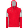 Veste à capuche Eldera Naja rouge gris