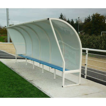 Abri De Touche 2 m Alu/PE Antivandale Extérieur | CLUB-SHOP.fr