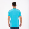 Maillot Joma Academy III Turquoise Fluor Dark Navy dos