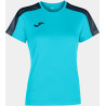 Maillot Femme Joma Academy III Turquoise Fluor Dark Navy face