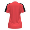 Maillot Femme Joma Academy III Dark Orange Fluor Black dos