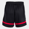 Short Femme Joma Tokio Black Red dos