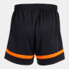Short Femme Joma Tokio Black Orange dos