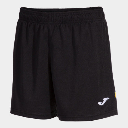 Short Femme Joma Tokio Black Yellow face