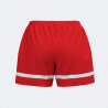Short Femme Joma Tokio Red White dos