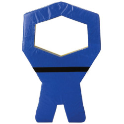 Bouclier gardien de handball, face bleu