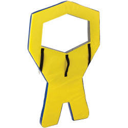 Bouclier gardien de handball, face bleu 2