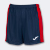 Short Femme Joma Maxi Dark Navy Red face