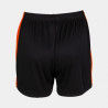 Short Femme Joma Maxi Black Orange dos
