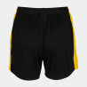 Short Femme Joma Maxi Black Yellow dos