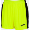 Short Femme Joma Maxi Yellow Fluor Black face