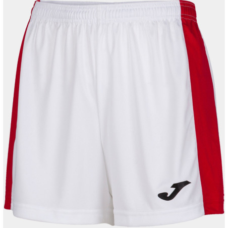 Short Femme Joma Maxi White Red face