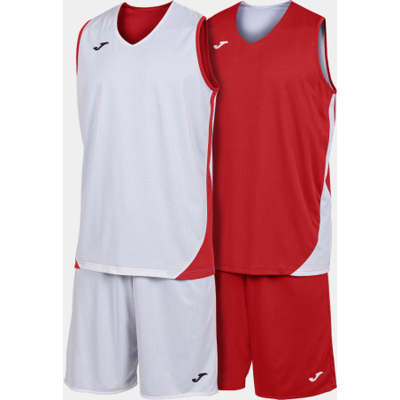 Ensemble de basket réversible Joma Kansas Red White face