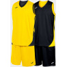 Ensemble de basket réversible Joma Kansas Yellow Black face