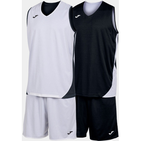 Ensemble de basket réversible Joma Kansas Black White face