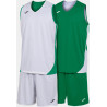 Ensemble de basket réversible Joma Kansas Green Medium White face