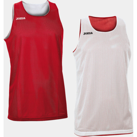 Maillot de basket réversible Joma Aro Red/White face
