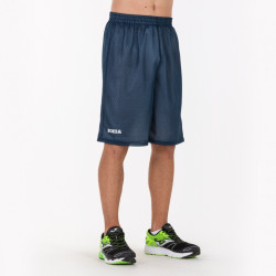 Short de basket réversible Joma Rookie White Navy face