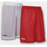 Short de basket réversible Joma Rookie White/Red face