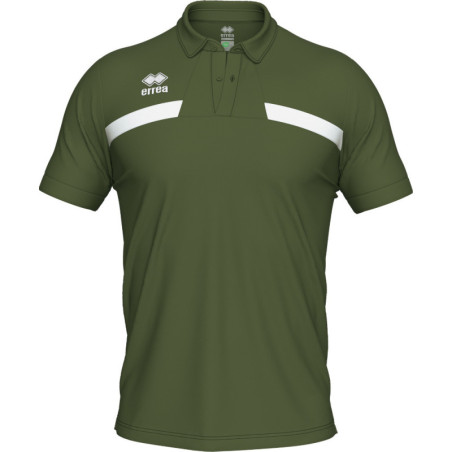 Polo ERREA MELVIN MILITARY GREEN/WHITE