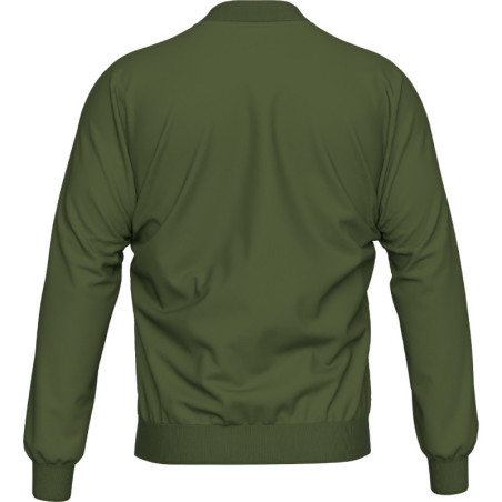 Veste de survêtement ERREA MICK MILITARY GREEN/WHITE DOS