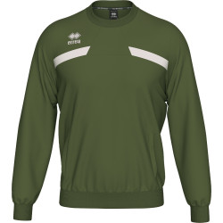 Sweat ERREA MATT MILITARY GREEN/WHITE
