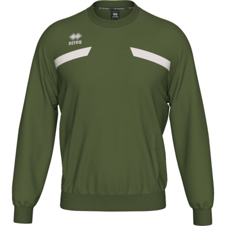 Sweat ERREA MATT MILITARY GREEN/WHITE