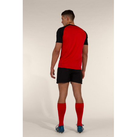 Maillot Joma Teamwork Red Black dos
