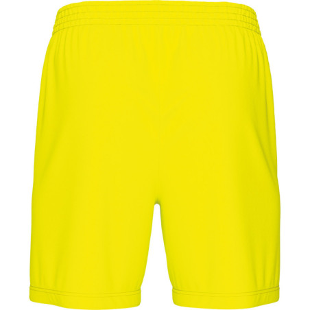 Short ERREA New Skin jaune fluo dos