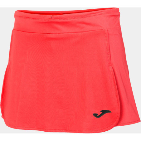 Jupe de tennis Joma Open II Dark Orange Fluor face