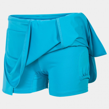 Jupe de tennis Joma Open II Turquoise Fluor face