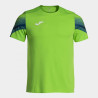 Maillot de running Joma Elite XI Green Fluor Dark Navy face