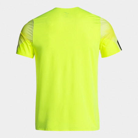 Maillot de running Joma Elite XI Yellow Fluor Black dos