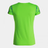 Maillot de running Femme Joma Elite XI Green Fluor Dark Navy dos