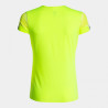 Maillot de running Femme Joma Elite XI Yellow Fluor Black dos