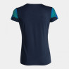 Maillot de running Femme Joma Elite XI Dark Navy Green Fluor dos
