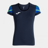 Maillot de running Femme Joma Elite XI Dark Navy Green Fluor face