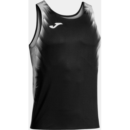Débardeur de running Joma Elite XI Black White face