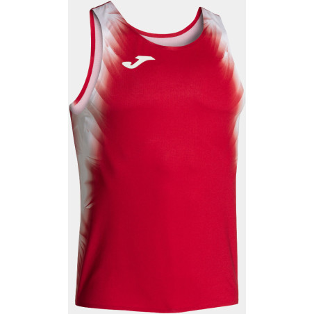 Débardeur de running Joma Elite XI Red White face