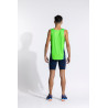 Débardeur de running Joma Elite XI Green Fluor Dark Navy dos