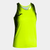 Débardeur de running Femme Joma Elite XI Yellow Fluor Black face