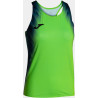 Débardeur de running Femme Joma Elite XI Green Fluor Dark Navy face