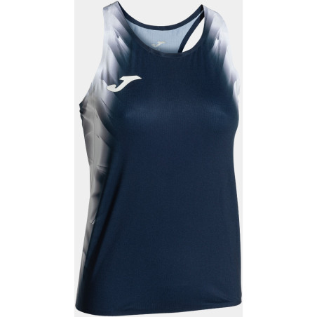 Débardeur de running Femme Joma Elite XI Dark Navy White face