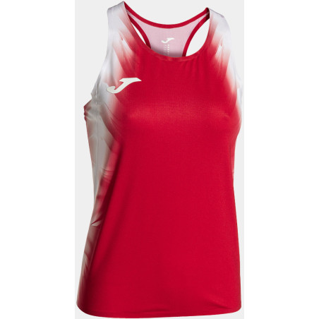 Débardeur de running Femme Joma Elite XI Red White face