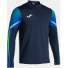 Sweat Joma Elite XI Dark Navy Green Fluor face