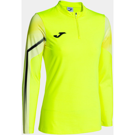 Sweat Femme Joma Elite XI Yellow Fluor Black face