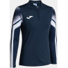 Sweat Joma Femme Elite XI Dark Navy White face