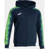 Veste à capuche Joma Elite XI Dark Navy Green Fluor face