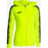 Veste à capuche Femme Joma Elite XI Yellow Fluor Black face